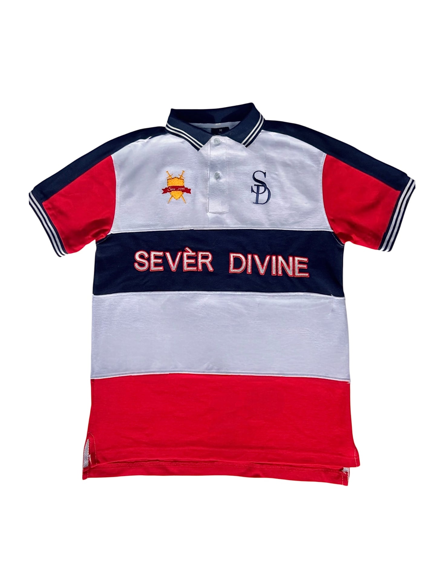 Color Blocked Polo Shirt